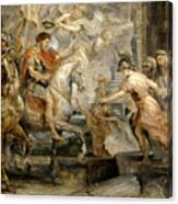 Triumphant Entry Of Constantine Into Rome Canvas Print
