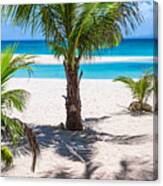 Tropical Balcony View Canvas Print