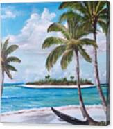 Tropical Island Canvas Print