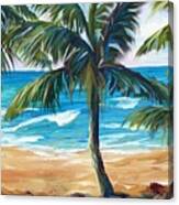 Tropical Palms I Canvas Print