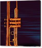 Trumpet-close Up Canvas Print