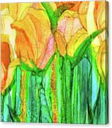 Tulip Bloomies 3 - Yellow Canvas Print