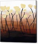 Tulips Of Gold Canvas Print