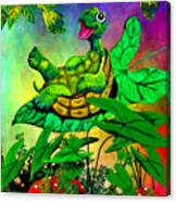 Turtle-totter Canvas Print