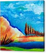 Tuscan Cypress Canvas Print