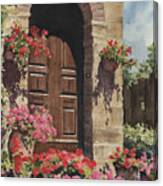 Tuscan Door Canvas Print