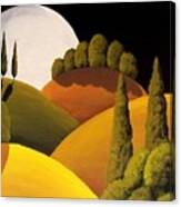 Tuscan Moon - Landscape Canvas Print