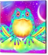 Twilight Toad Canvas Print