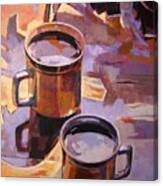 Two Coffees Take 2 Canvas Print