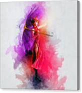 Umbrella Girl Canvas Print