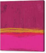 Undaunted Pink Abstract- Art By Linda Woods Canvas Print