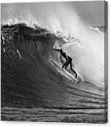 Under The Lip In Black And White Canvas Print