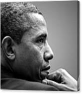 United States President Barack Obama Canvas Print