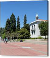 University Of California At Berkeley Sproul Plaza Sather Gate And Sather Tower Campanile Dsc6247 Canvas Print