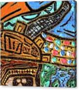 Untitled Olmec And Tehuti Canvas Print