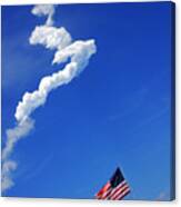 Up Up To The Sky - The Shuttle Is Gone Canvas Print