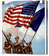 Us Army -- Guardian Of The Colors Canvas Print