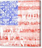 Usa Flag 1 Canvas Print