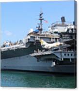 Uss Midway Carrier Canvas Print