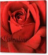 Valentine Canvas Print