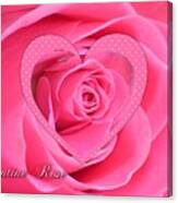 Valentine Rose Canvas Print