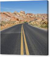 Valley Of Fire Canvas Print