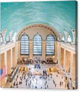 Vault Of The Heavens At Grand Central Terminal Canvas Print