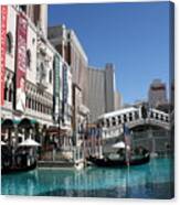 Vegas Venice Italy Canvas Print