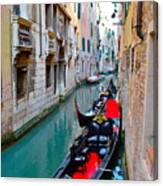 Venetian Canal Canvas Print
