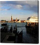 Venice Cruise Ship Canvas Print