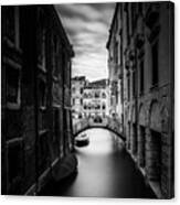 Venice Residential Canal Canvas Print