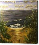 Verdant Coastline Canvas Print
