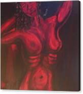 Vibrant Nude Canvas Print