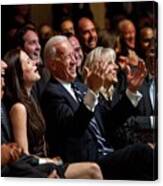 Vice President Joe Biden Flanked Canvas Print