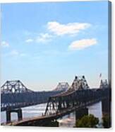 Vicksburg Mississippi Bridges Canvas Print