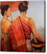 Viengchan And Luang Prabang Canvas Print