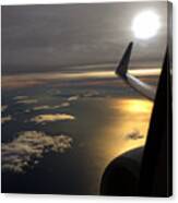 View From Plane Canvas Print