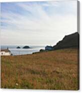 View From St Helen's Oratory Cape Cornwall Canvas Print