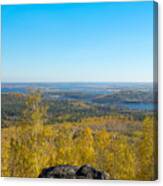 View From The Wolf Mountain Canvas Print