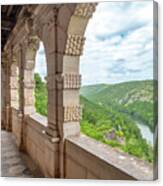 View Fron Chateau De Bruniquel Canvas Print