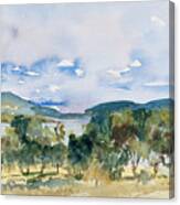 View Of D'entrecasteaux Channel From Birchs Bay, Tasmania Canvas Print