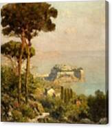 View Of The Bay Of Naples Canvas Print