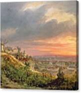 View Of The Butte Montmartre Canvas Print