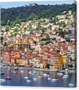 Villefranche-sur-mer View On French Riviera 5 Canvas Print
