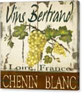 Vineyard Red Wine Sign Canvas Print