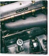 Vintage Bentley Engine Canvas Print