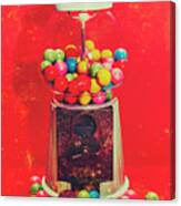 Vintage Candy Store Gum Ball Machine Canvas Print