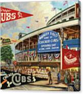 Vintage Chicago Cubs Canvas Print