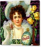 Vintage Coca - Cola - Ad Canvas Print