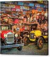 Vintage Fords Collectibles Canvas Print